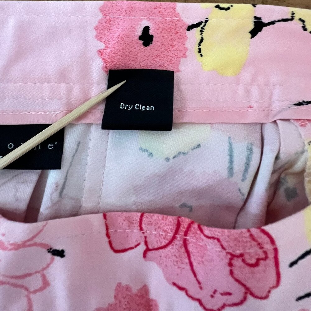 Apostrophe Skirt, A Line, Pink Floral, Pleated, Size 10 Petite, VGC! - Picture 6 of 11